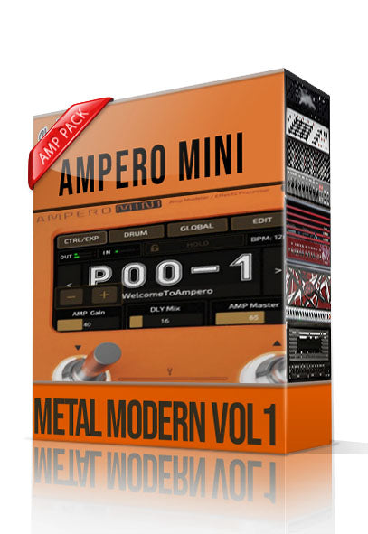 Metal Modern vol1 Amp Pack for Ampero Mini