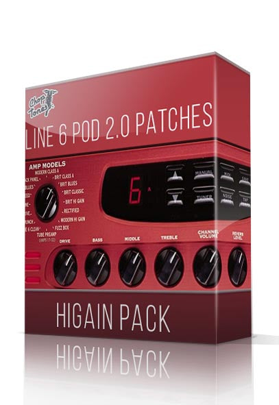 HiGain Pack for Line6 Pod 2.0/Pro - ChopTones
