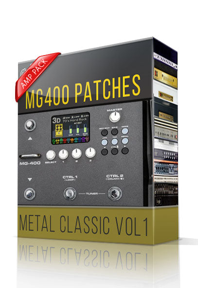 Metal Classic vol1 Amp Pack for MG-400