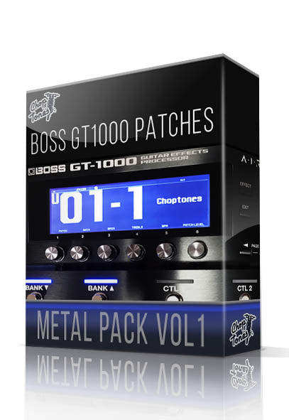 Metal Pack vol.1 for Boss GT-1000 - ChopTones