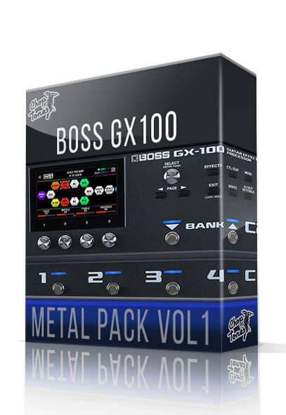 BOSS GX-100 【おまけ付き】 Metal Pack vol1 for Boss GX-100 – ChopTones