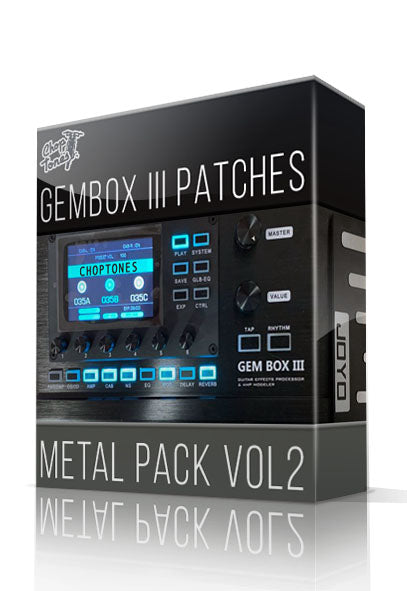 Metal Pack vol.2 for GemBox III - ChopTones