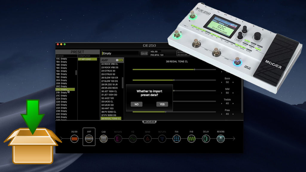 Quick Guide: Loading Patches, Profiles & IR in the Mooer GE250