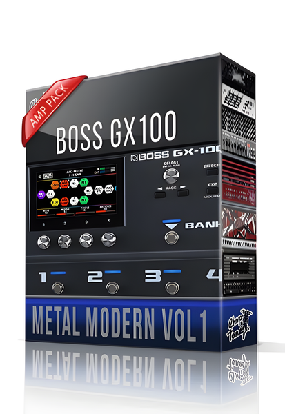 Metal Modern vol1 Amp Pack for Boss GX-100 – ChopTones