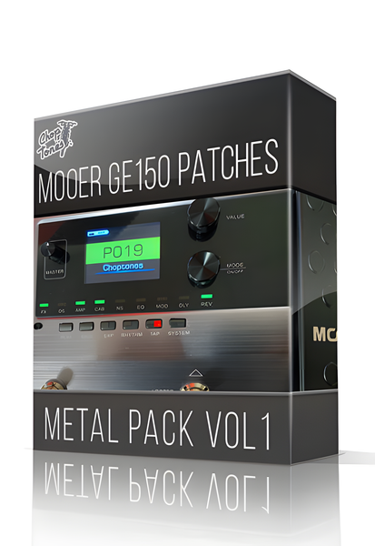 Metal Pack vol.1 for Mooer GE150 – ChopTones