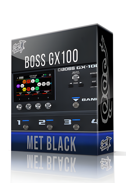 BOSS GX-100 BOSSGT-1 ￼ 2点セット Toky Met Black for Boss GX-100 – ChopTones