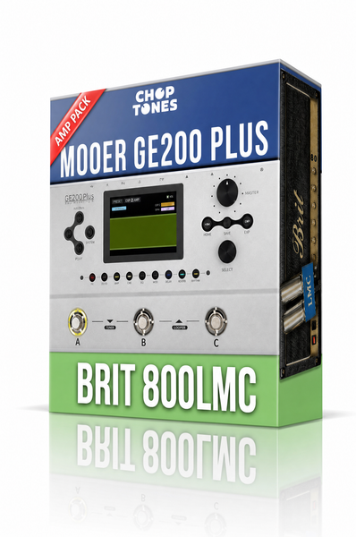 Brit 800 LMC Amp Pack for GE200 Plus – ChopTones