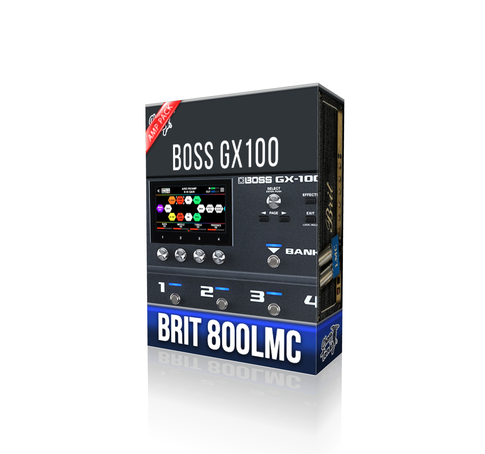 Brit 800 LMC Amp Pack for Boss GX-100 – ChopTones