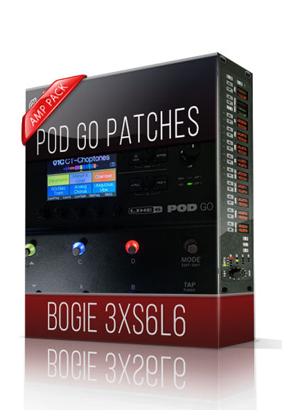 Bogie 3XS6L6 Amp Pack for POD Go