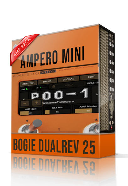 Bogie DualRev 25 Amp Pack for Ampero Mini