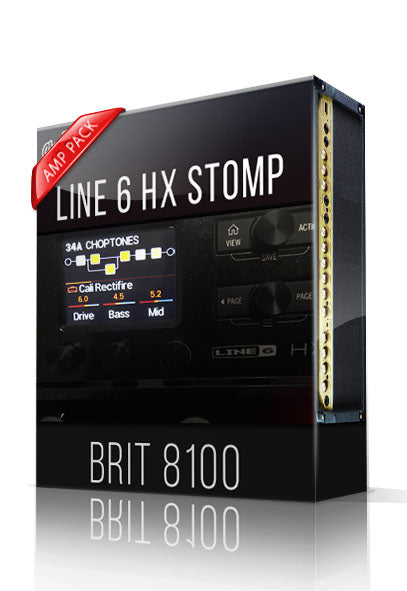 Brit 8100 Amp Pack for HX Stomp