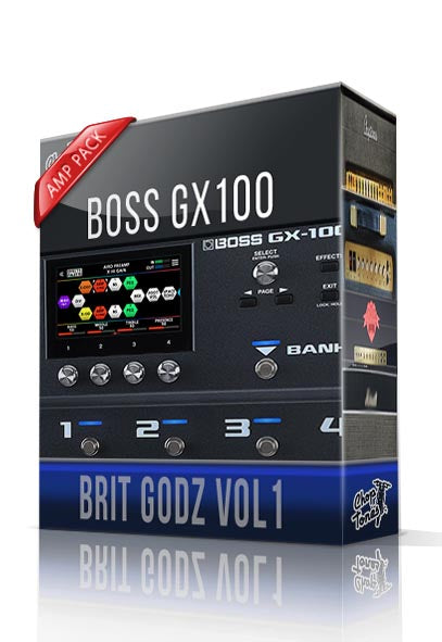 Brit Godz vol1 Amp Pack for Boss GX-100 – ChopTones