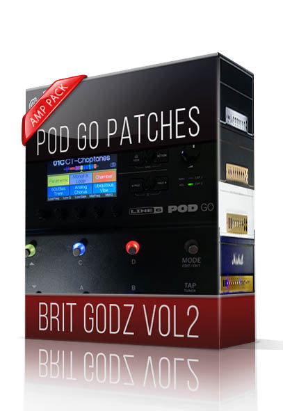 Brit Godz vol2 Amp Pack for POD Go