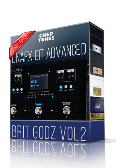 Brit Godz vol2 Amp Pack for DNAfx GiT Advanced