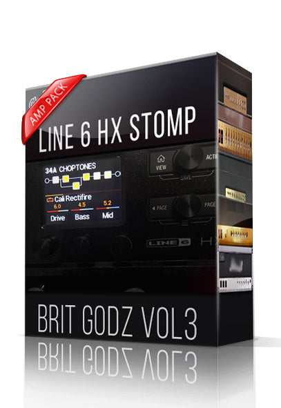Brit Godz vol3 Amp Pack for HX Stomp