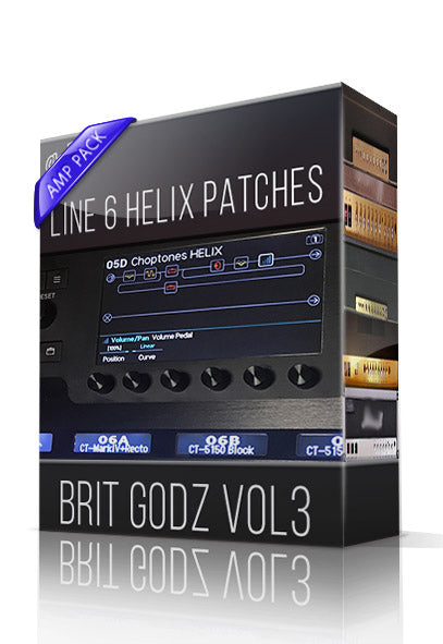 Brit Godz vol3 Amp Pack for Line 6 Helix