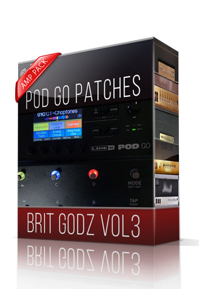 Brit Godz vol3 Amp Pack for POD Go