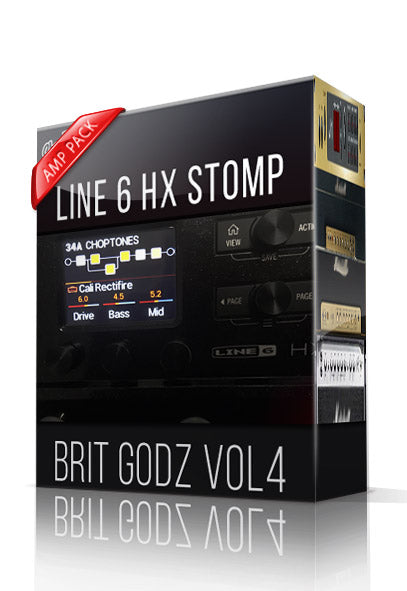 Brit Godz vol4 Amp Pack for HX Stomp