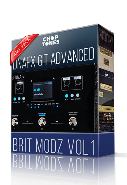Brit Modz vol1 Amp Pack for DNAfx GiT Advanced