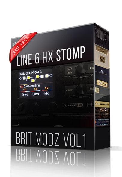 Brit Modz vol1 Amp Pack for HX Stomp