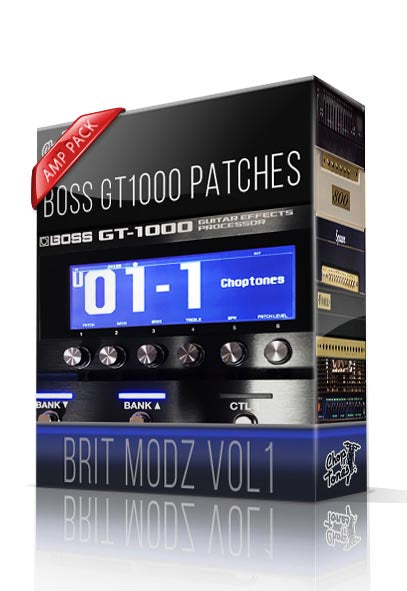 Brit Modz vol1 Amp Pack for Boss GT-1000