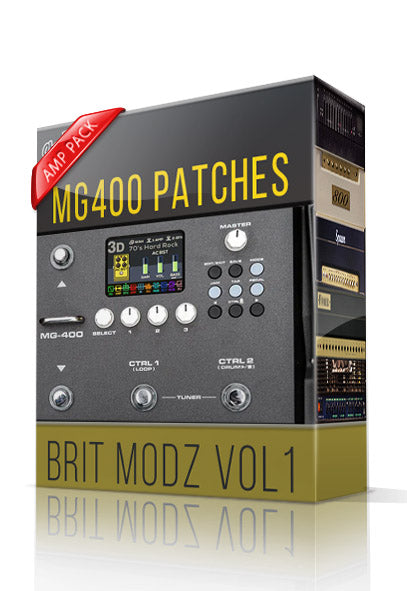 Brit Modz vol1 Amp Pack for MG-400