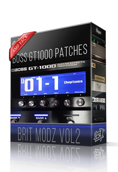 Brit Modz vol2 Amp Pack for Boss GT-1000