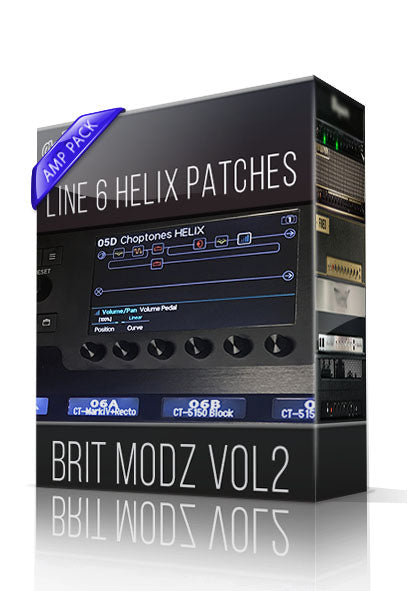 Brit Modz vol2 Amp Pack for Line 6 Helix