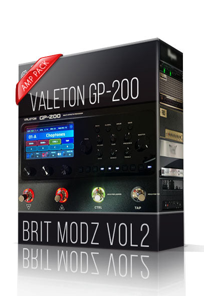 Brit Modz vol2 Amp Pack for GP200