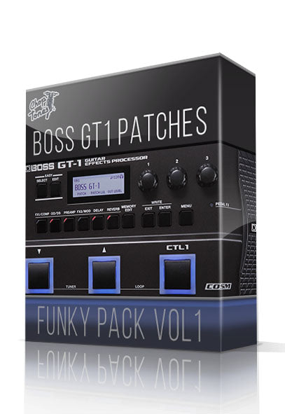 boss pedal pack Funky Pack vol1 for Boss GT-1 – ChopTones
