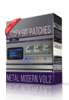 Metal Modern vol2 Amp Pack for DNAfx GiT