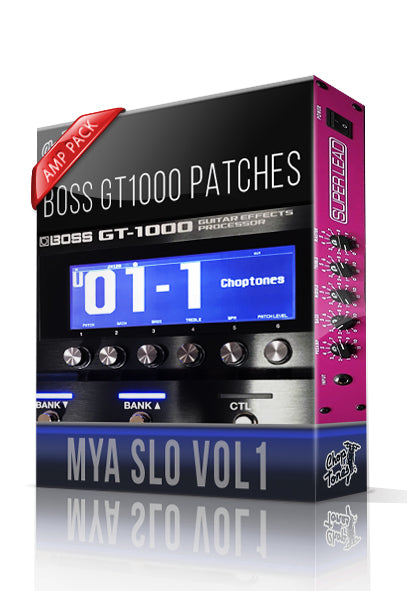 Mya SLO vol1 Amp Pack for Boss GT-1000