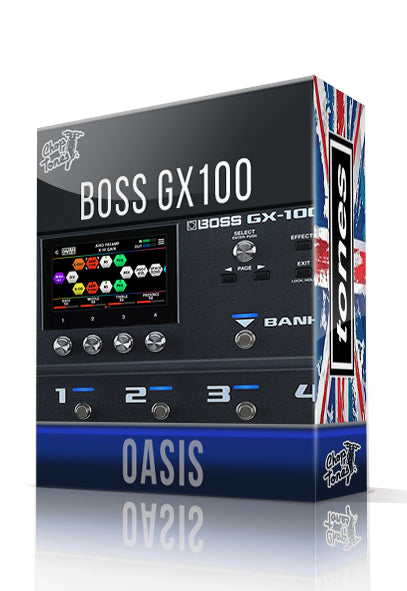 oasis guitar pedals Oasis for Boss GX-100 – ChopTones