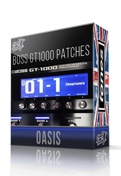 oasis pedals Oasis for Boss GT-1000 – ChopTones