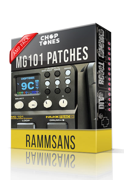 rammstein guitar pedal Rammsans for MG-101 – ChopTones