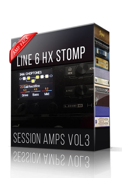 Session Amps vol3 Amp Pack for HX Stomp