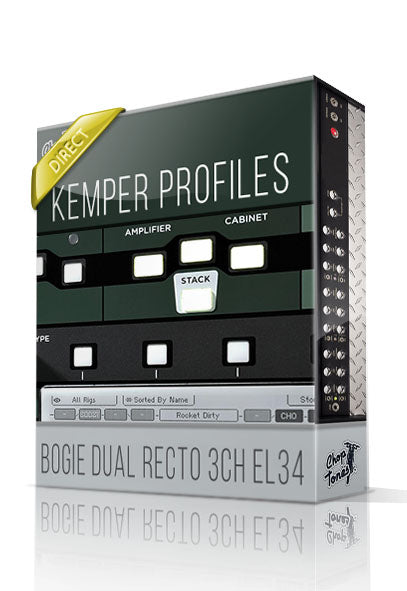 Bogie Dual Recto 3CH EL34 DI Kemper Profiles - ChopTones