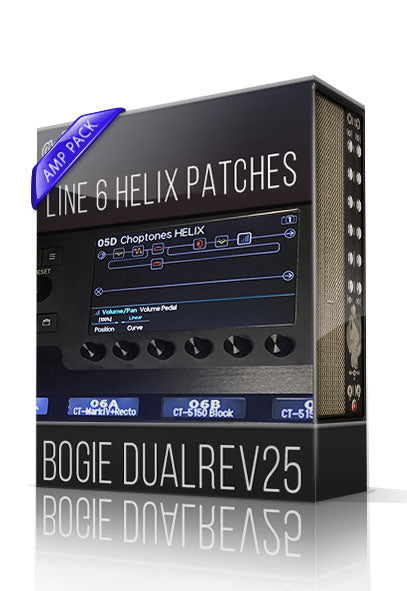 Bogie DualRev 25 Amp Pack for Line 6 Helix