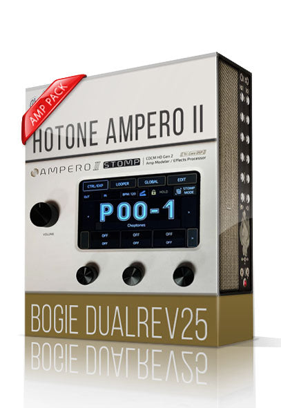 Bogie DualRev 25 Amp Pack for Ampero II