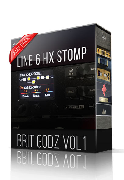 Brit Godz vol1 Amp Pack for HX Stomp