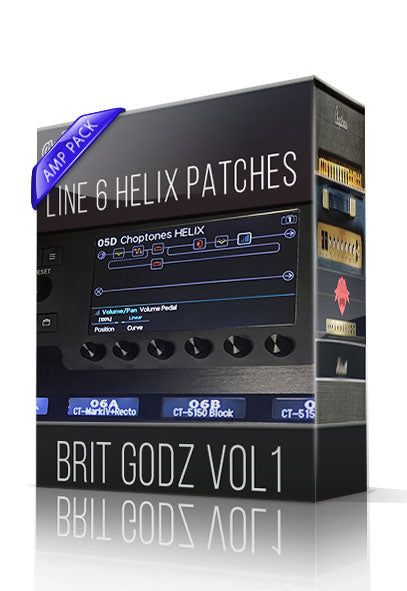 Brit Godz vol1 Amp Pack for Line 6 Helix