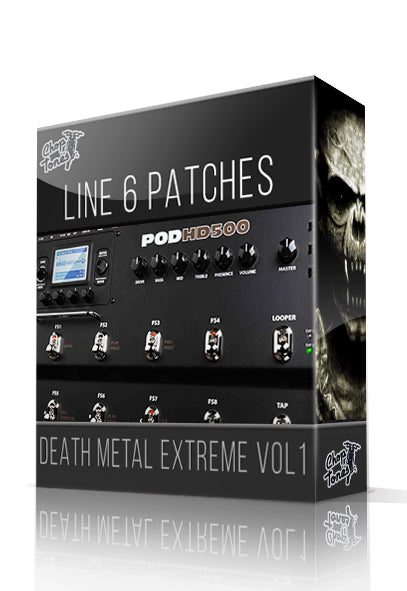 death metal guitar pedal Death Metal Extreme Vol.1 for POD HD Series – ChopTones