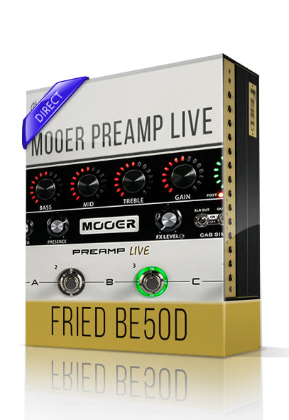 Fried BE50D vol.1 Direct Tone Capture for Mooer Preamp Live - ChopTones