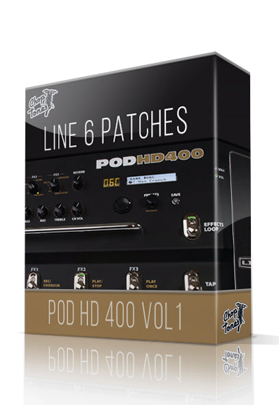 Line 6 POD HD400 Vol.1 Custom Patches – ChopTones