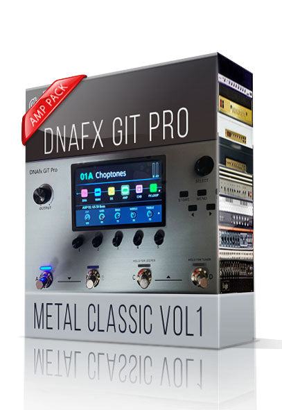 Metal Classic vol1 Amp Pack for DNAfx GiT Pro