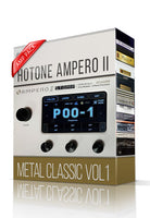 Metal Classic vol1 Amp Pack for Ampero II