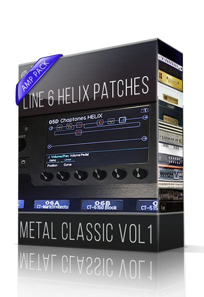 Metal Classic vol1 Amp Pack for Line 6 Helix