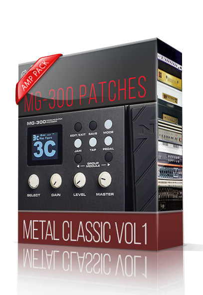 Metal Classic vol1 Amp Pack for MG-300