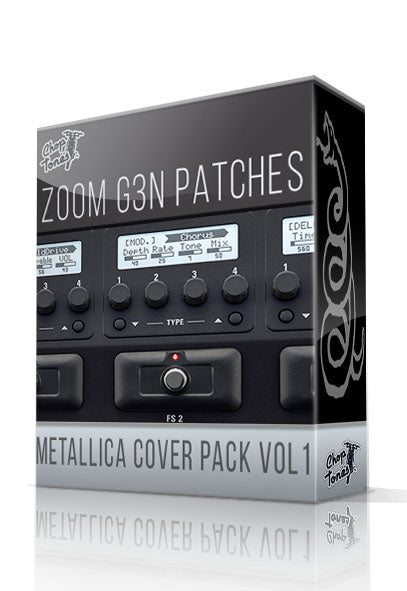 metallica chorus pedal Metallica Cover Pack vol.1 for G3n/G3Xn