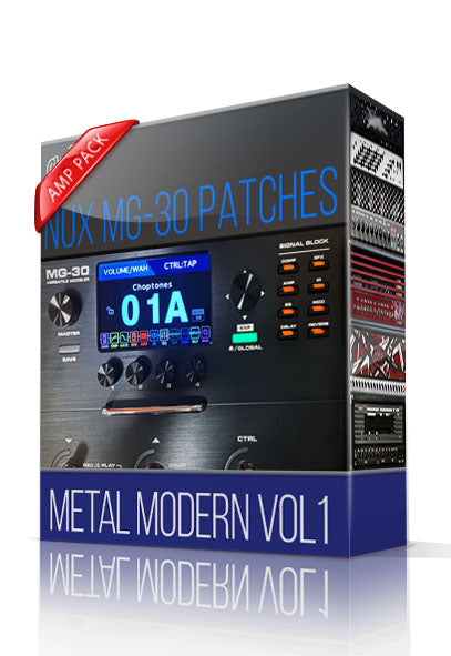 Metal Modern vol1 Amp Pack for MG-30